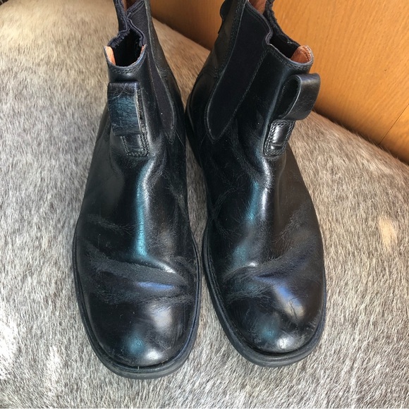 Timberland Mens Black leather Chelsea boot pull on style size 8.5 - Picture 1 of 7